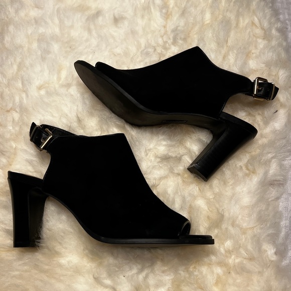 Bass Shoes - Bass open toe sling back heels